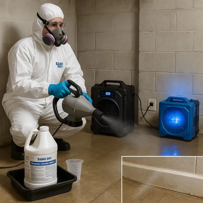 Sanitization and Odor Removal process in Stevenson Ranch, CA